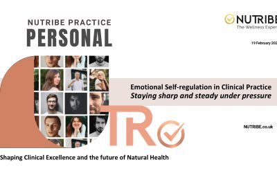 Emotional Self regulation in Clinical Practice – Staying Sharp and Steady under Pressure